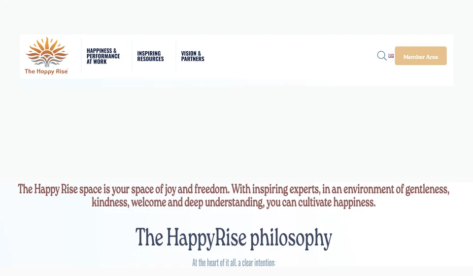 The Happy Rise review project visual
